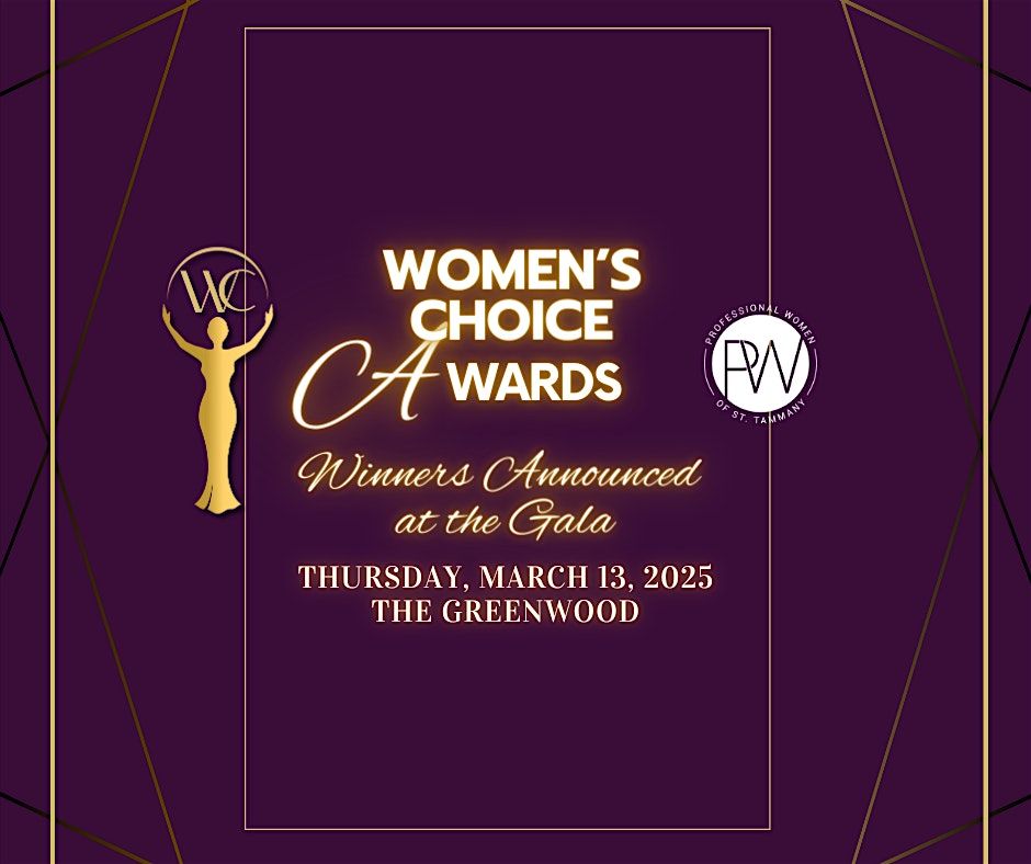 PWST Women's Choice Award Gala