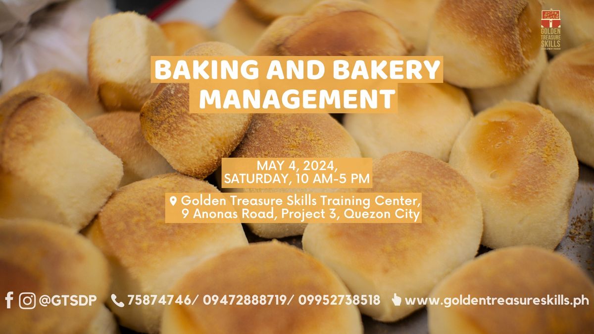 Baking and Bakery Shop Operation Seminar