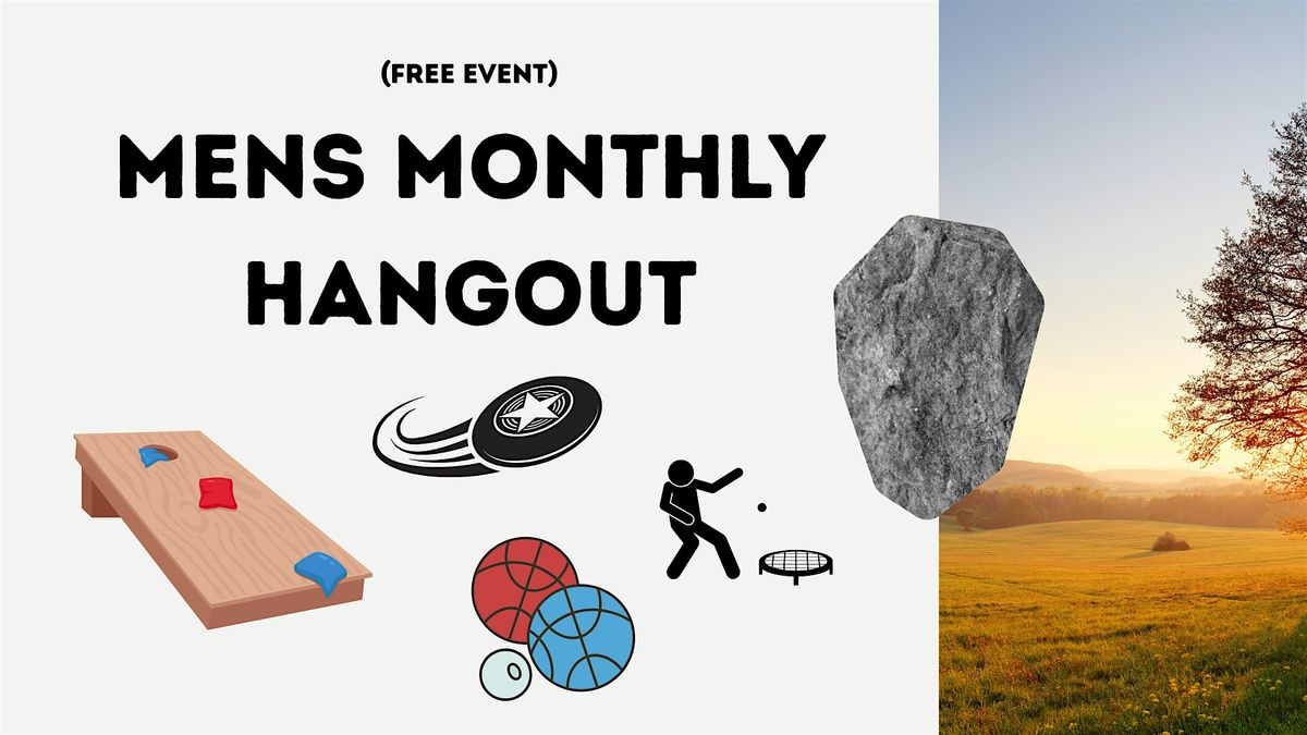 Copy of The Bedrock: A Monthly Hangout For Men