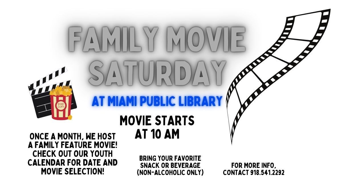 FREE Family Movie at Miami Public Library