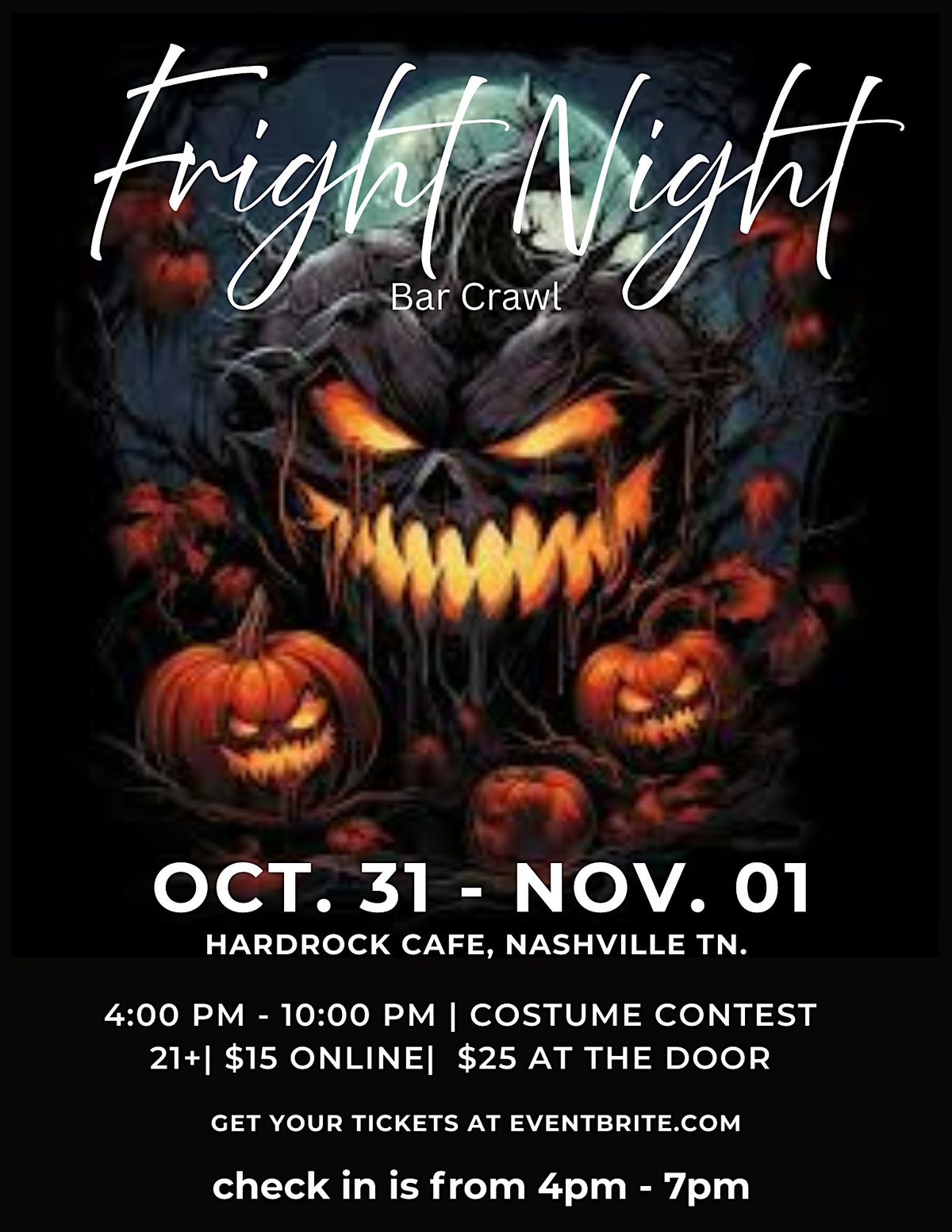 Fright Night Bar Crawl