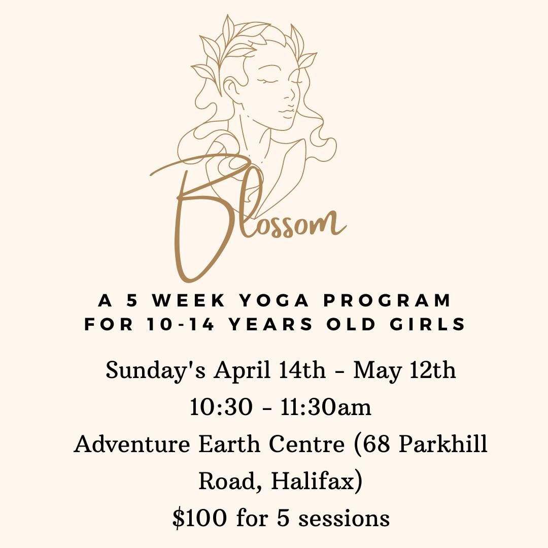 Blossom Yoga - An Empowerment series for 10-14 year old girls