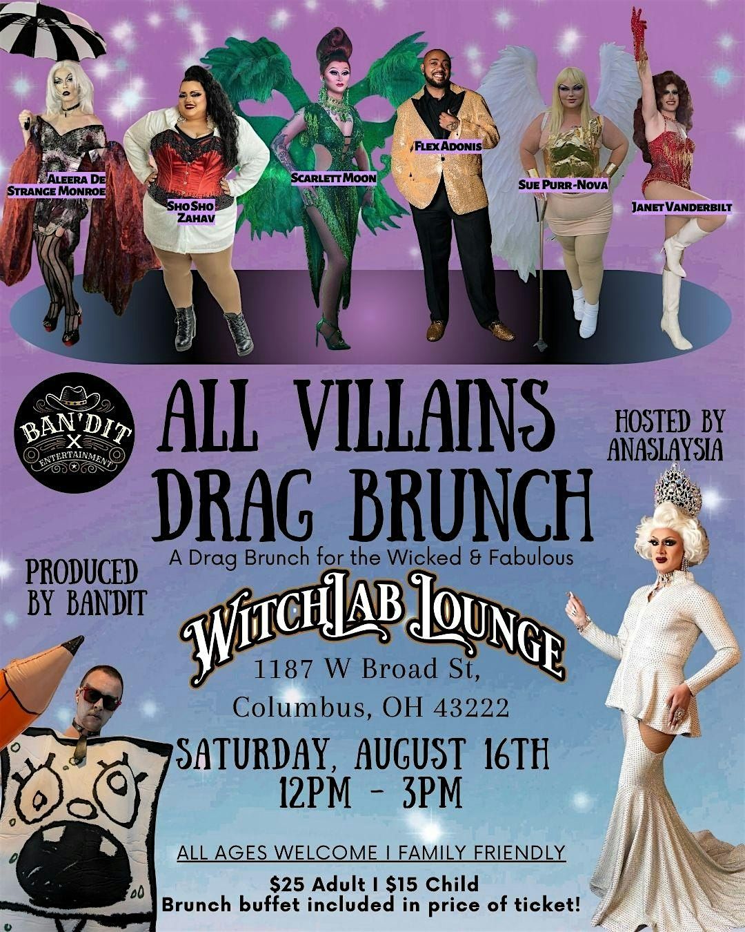 ALL VILLAINS DRAG SHOW
