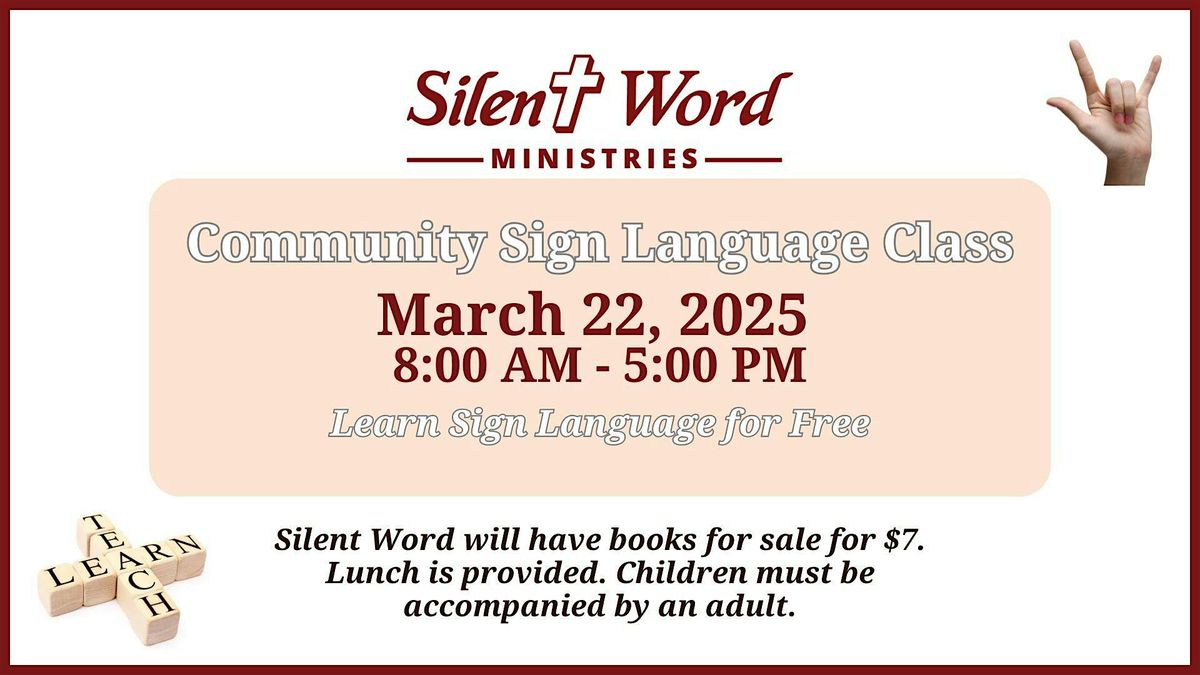 Community Sign Language Class