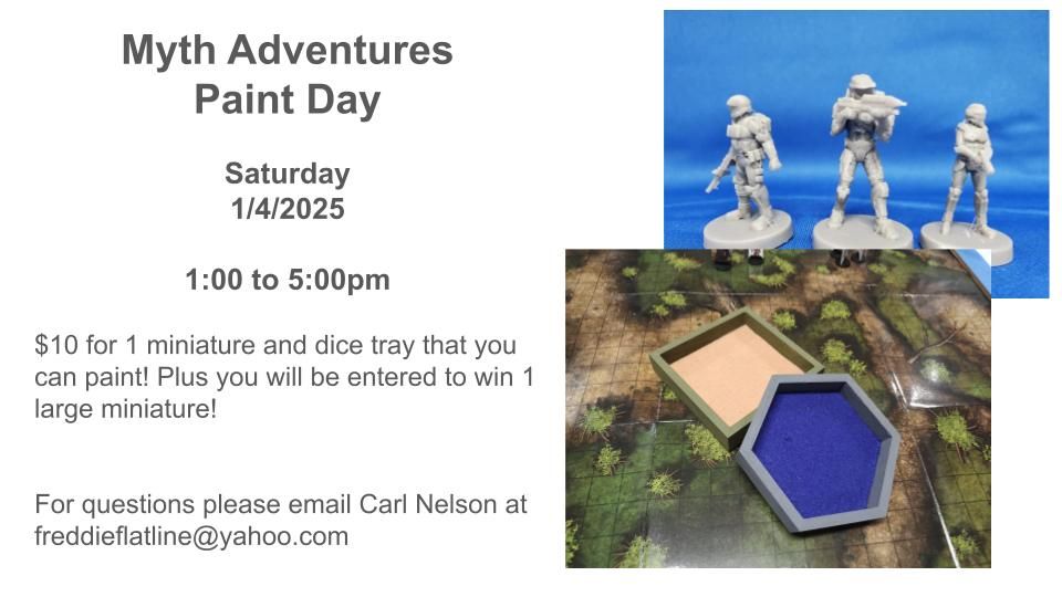 Myth Adventures Paint Day