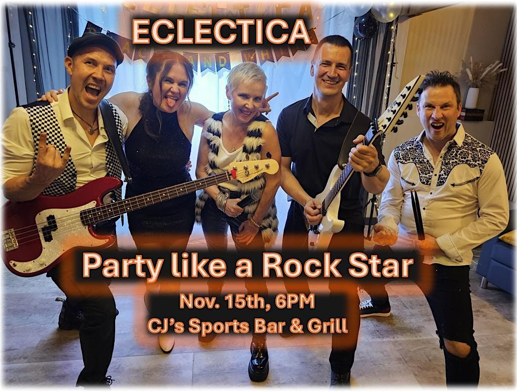 ECLECTICA "Party like a Rock Star" Dance Party