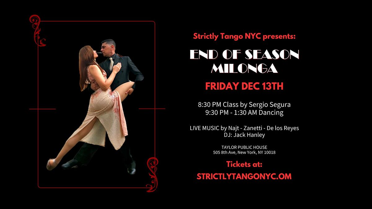 End of Season Milonga