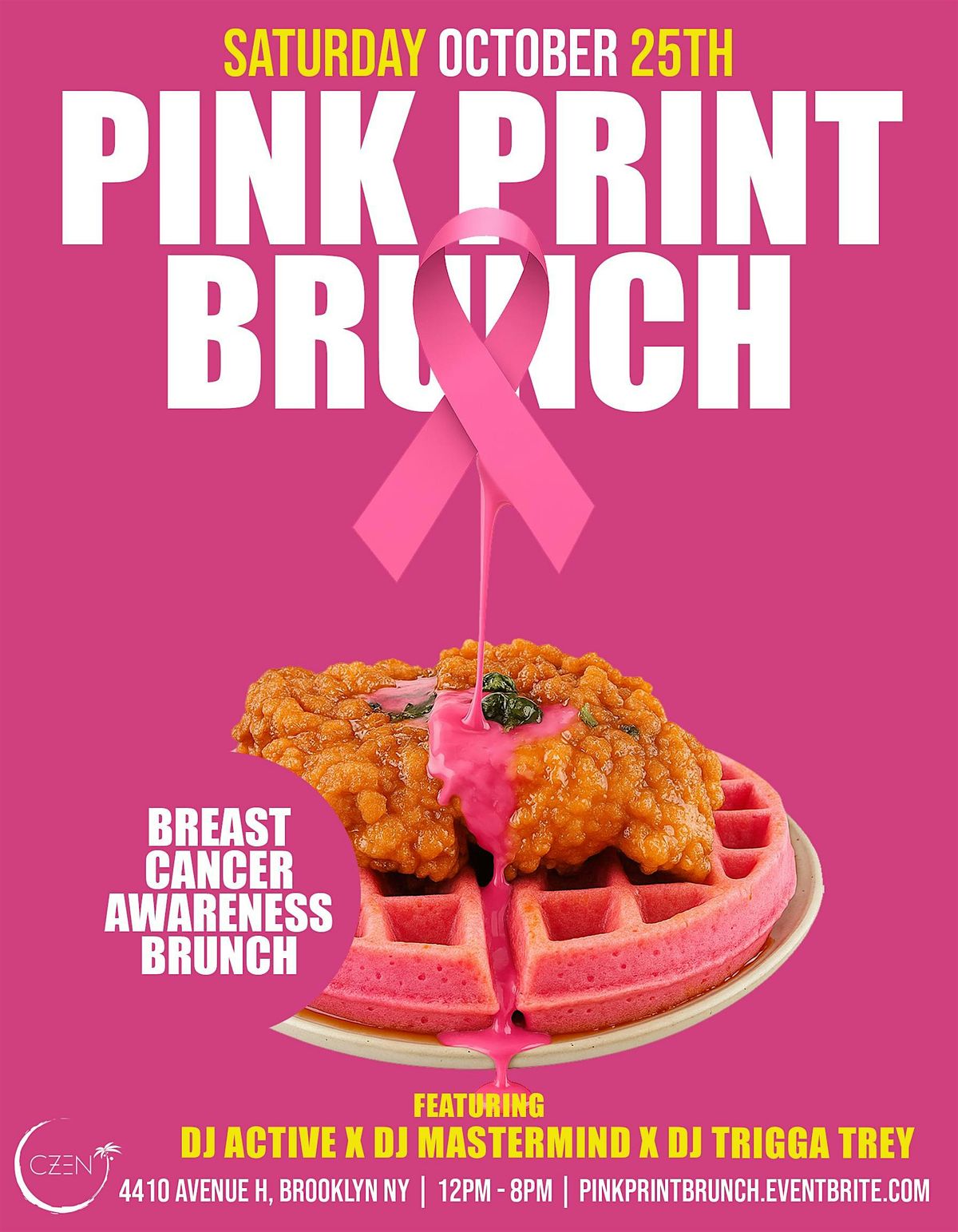 The Pink Print  Brunch: Breast Cancer Awareness  Brunch & Vibe