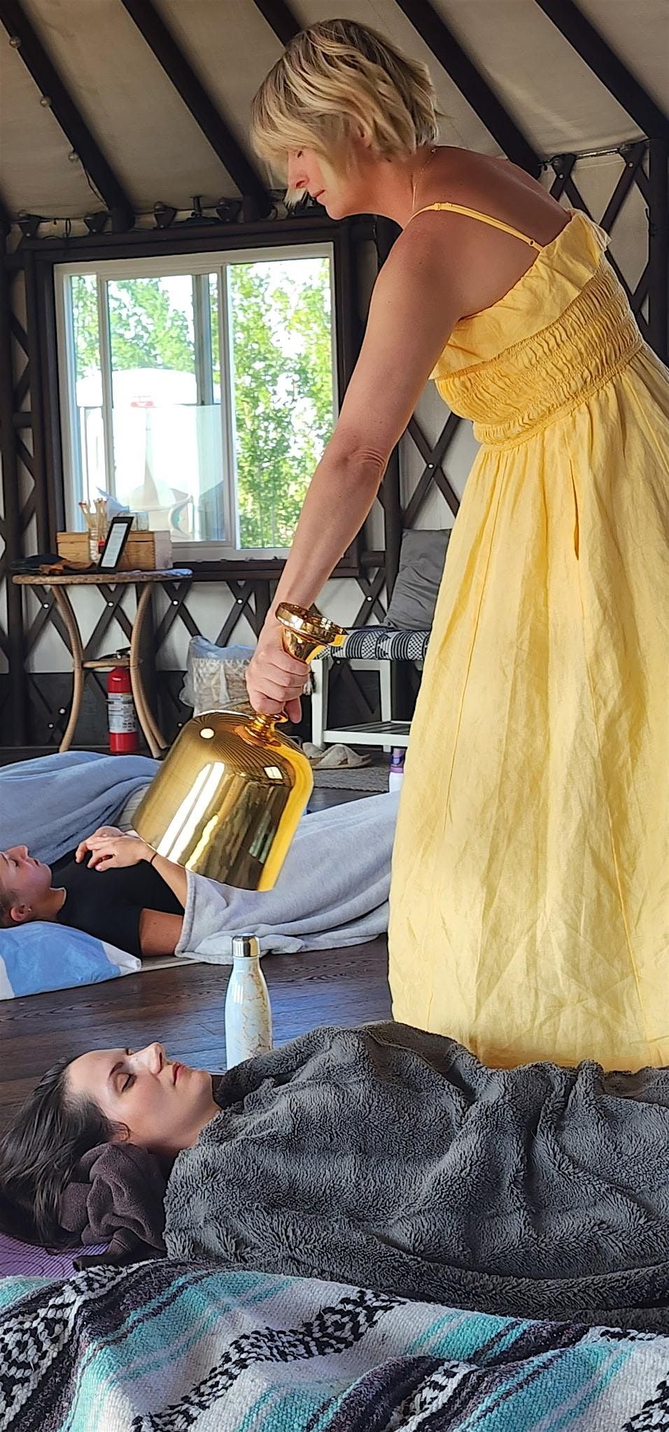 Cochrane Yurt Bring a friend for Free Alchemy Singing Bowls Sound Bath