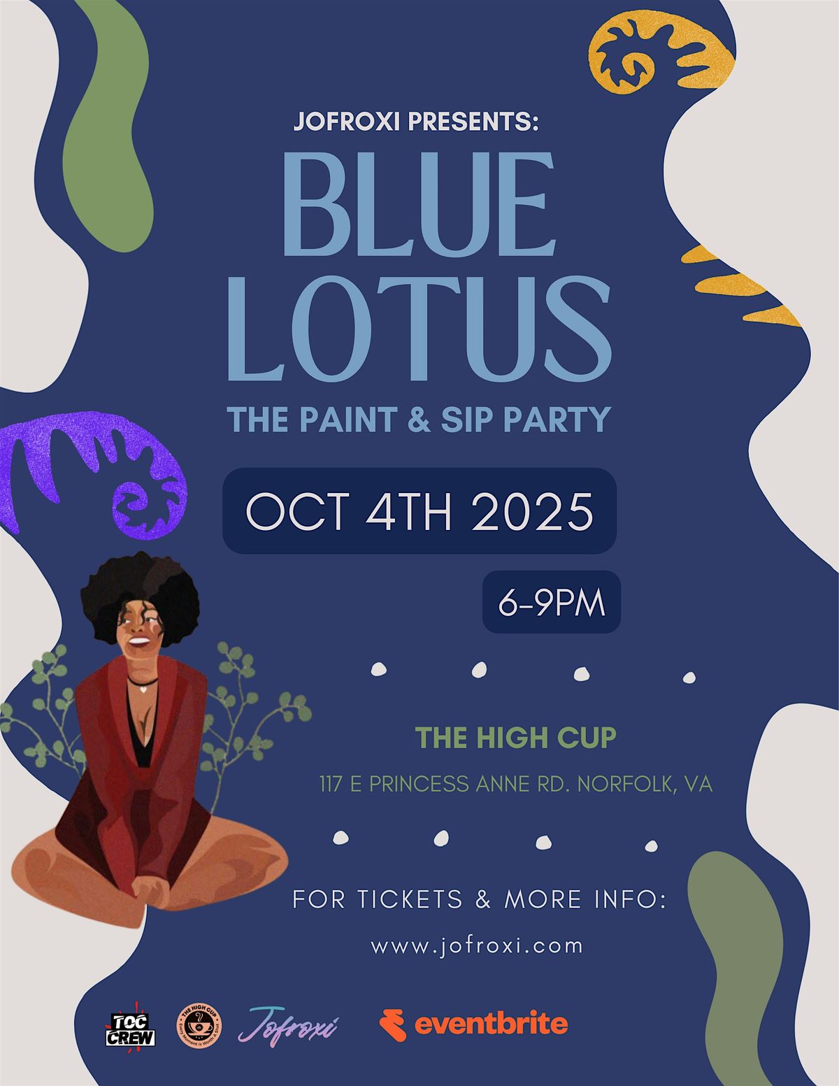 Blue Lotus Paint & Sip Party