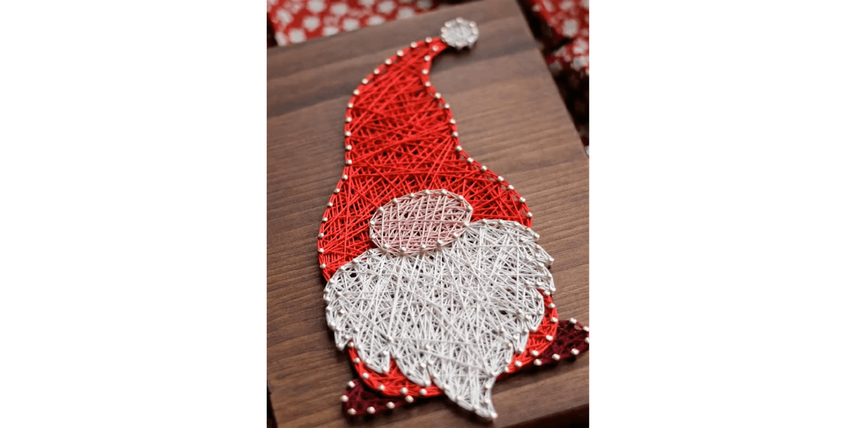 Create a Holiday Gnome: String Art Workshop