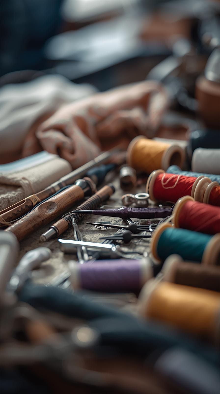 Laboratorio di cucito e di uncinetto