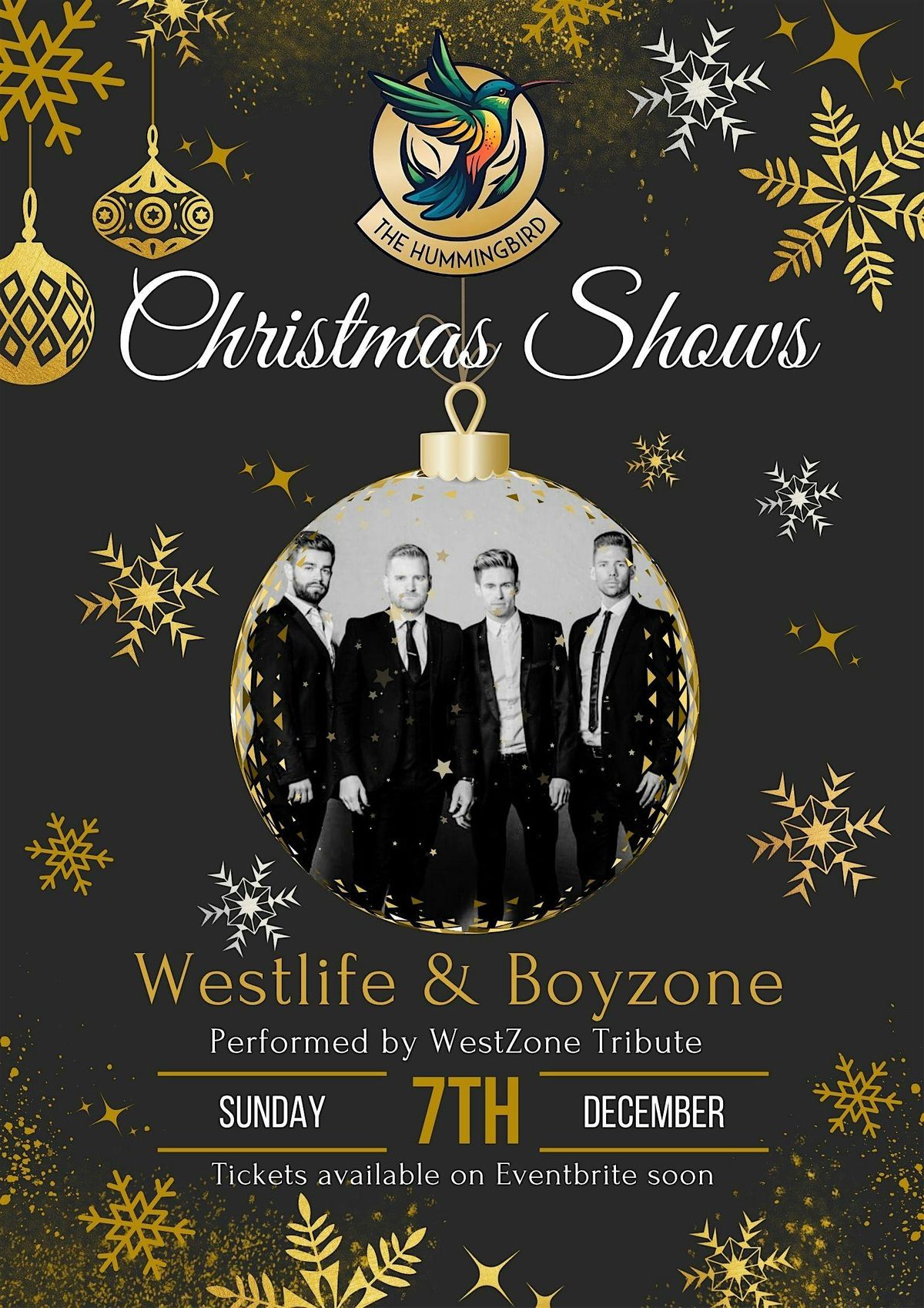 Christmas Tribute Shows - Westlife & Boyzone