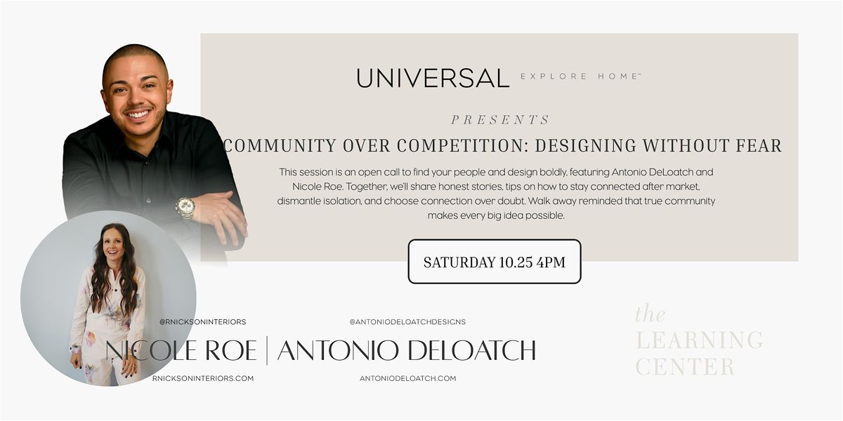 Community Over Competition: Designing Without Fear