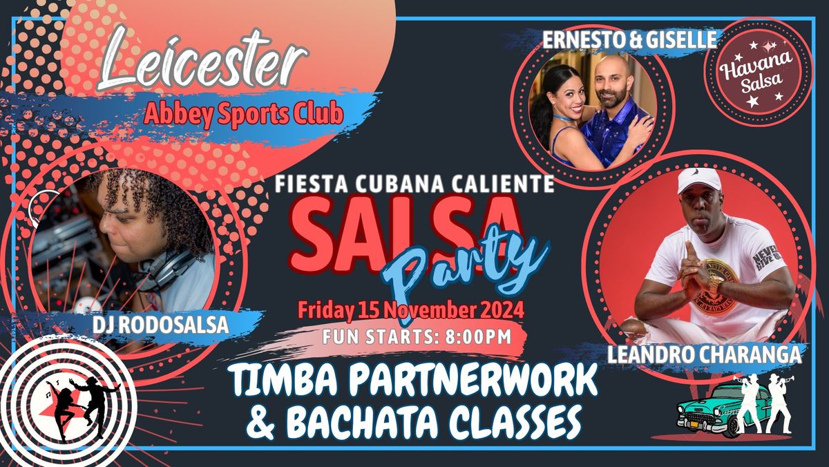 Fiesta Cubana Caliente: HS Leicester Timba Partnerwork - Bachata Classes and DJ RODOSALSA