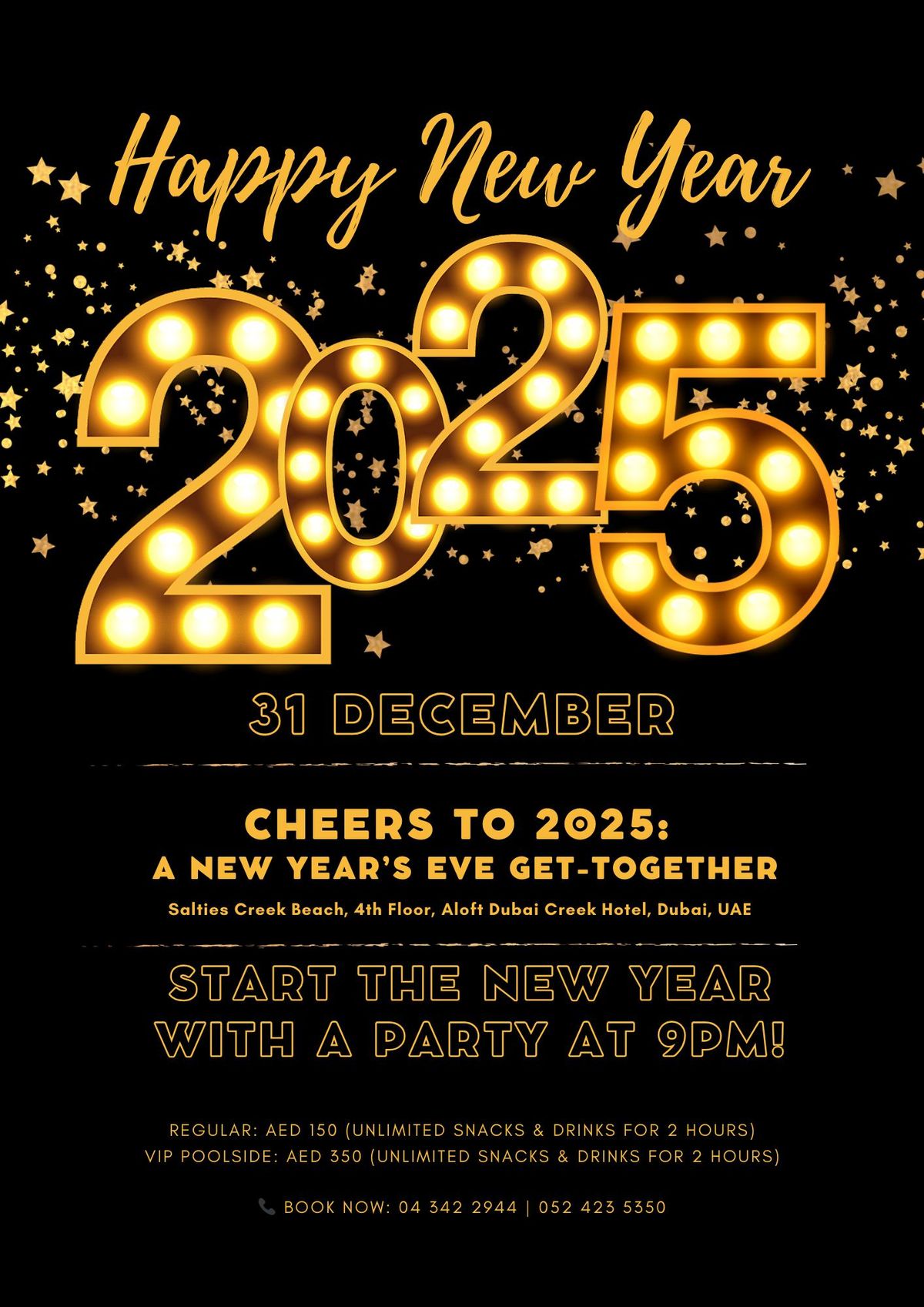  Cheers to 2025: A New Year\u2019s Eve Get-Together