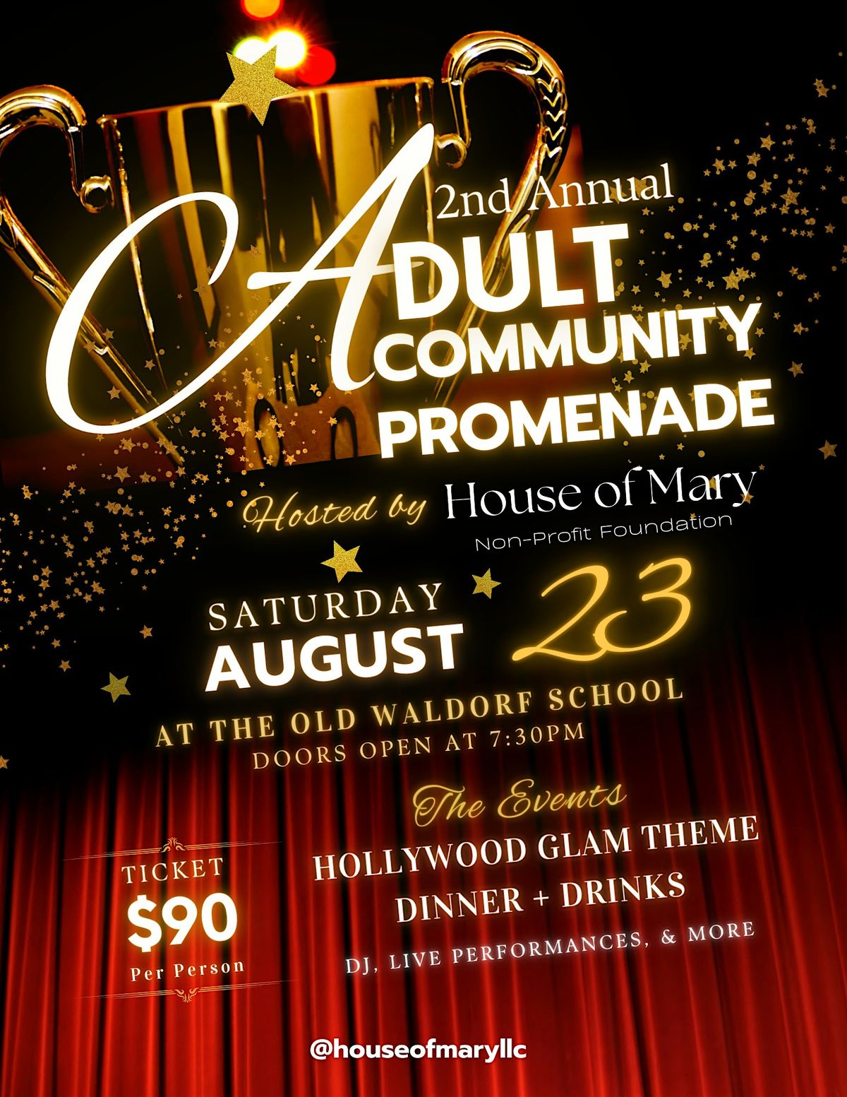 House of Mary, LLC's 2nd Annual Adult Community Prom