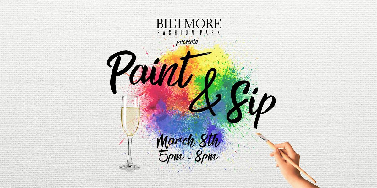 Paint & Sip at Biltmore Fashion Park