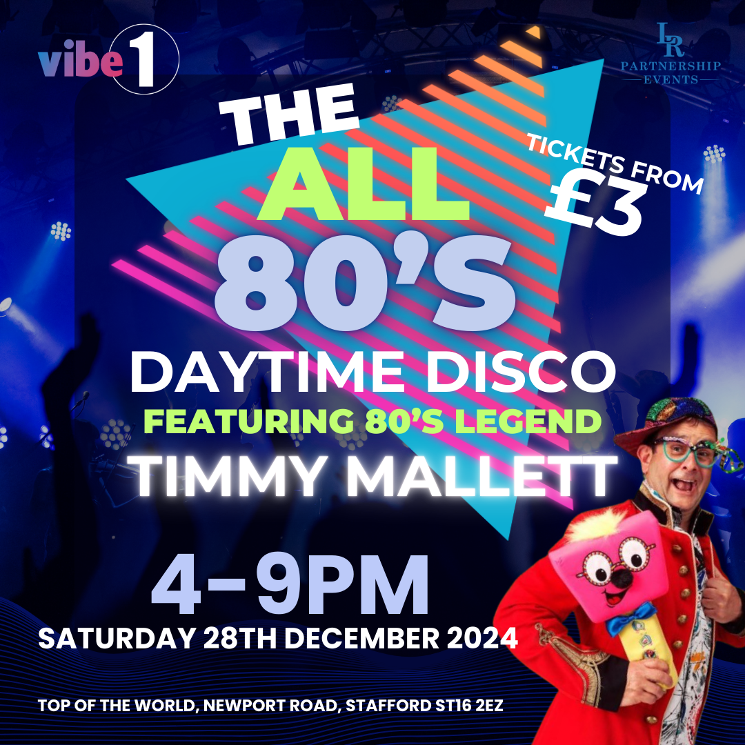 ALL 80's Featuring 80's legend Timmy Mallett