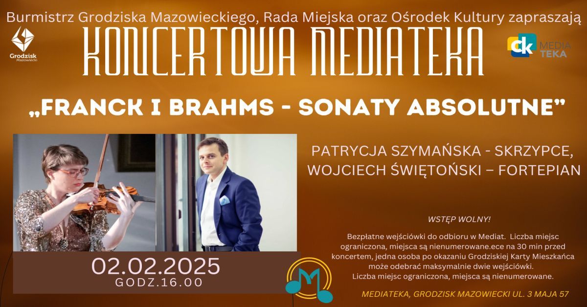 Koncertowa Mediateka - FRANCK I BRAHMS - SONATY ABSOLUTNE