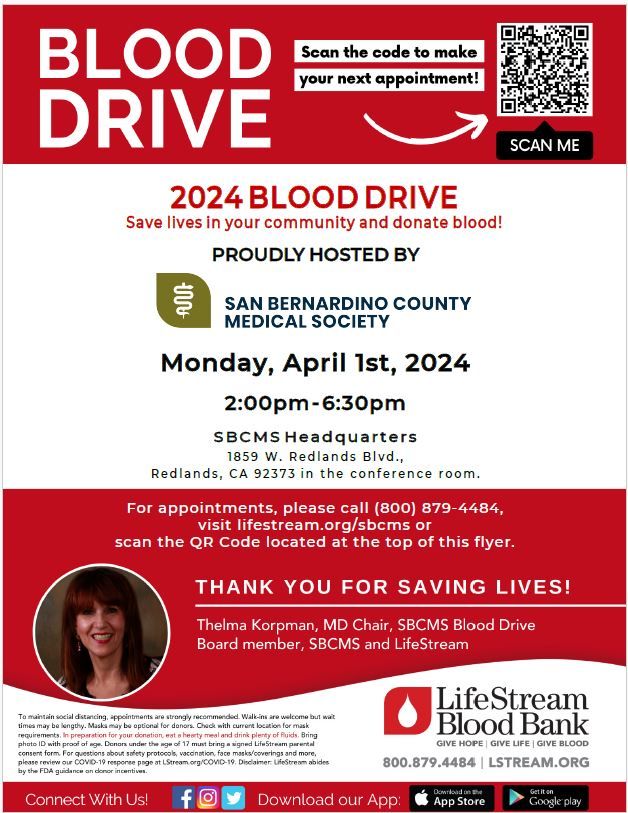 Blood Drive in partnership with LifeStream