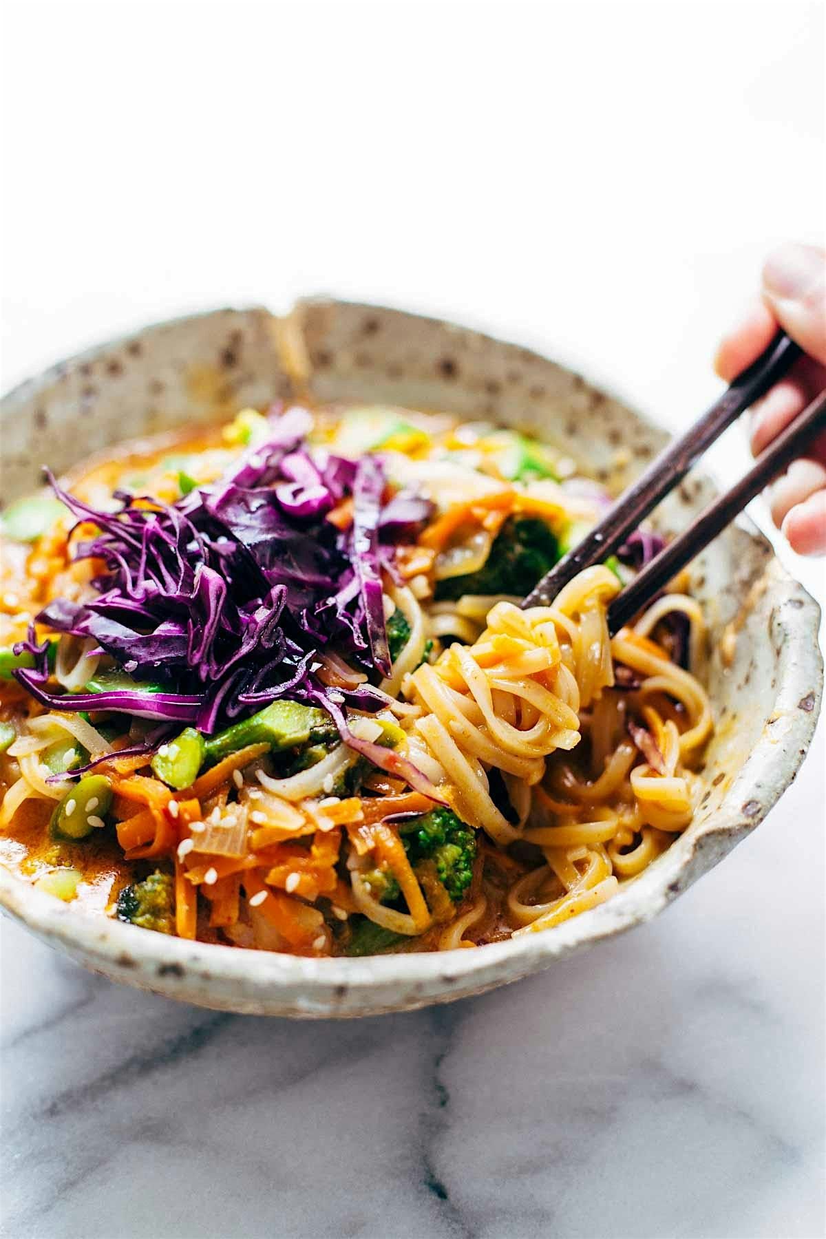 Vegetarian Noodle Bowls