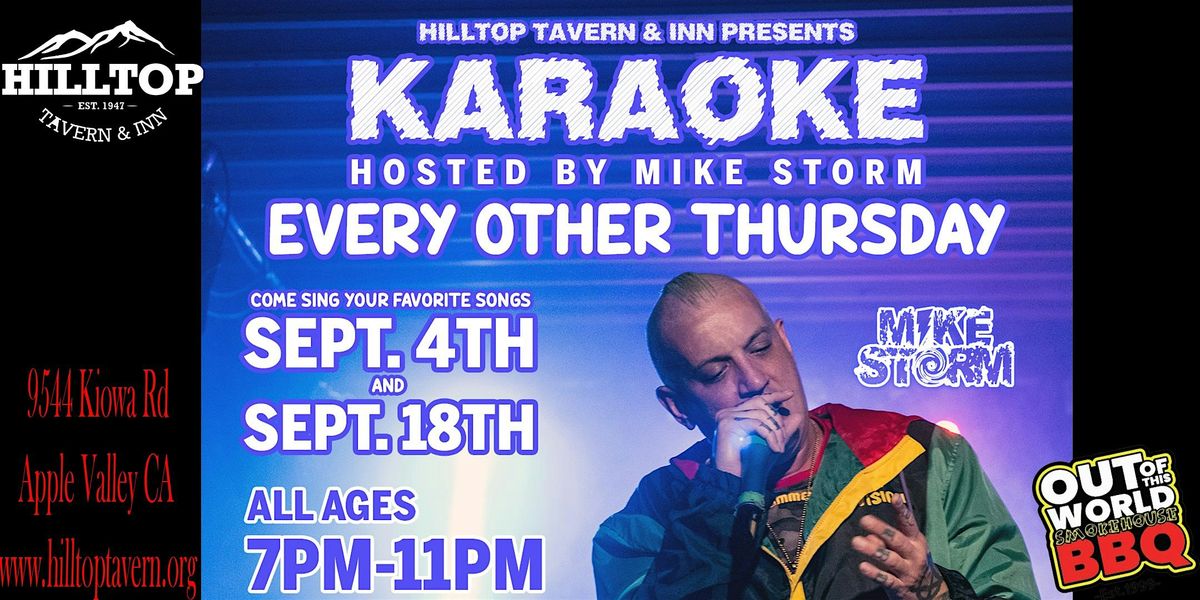 Karaoke with Mike Storm