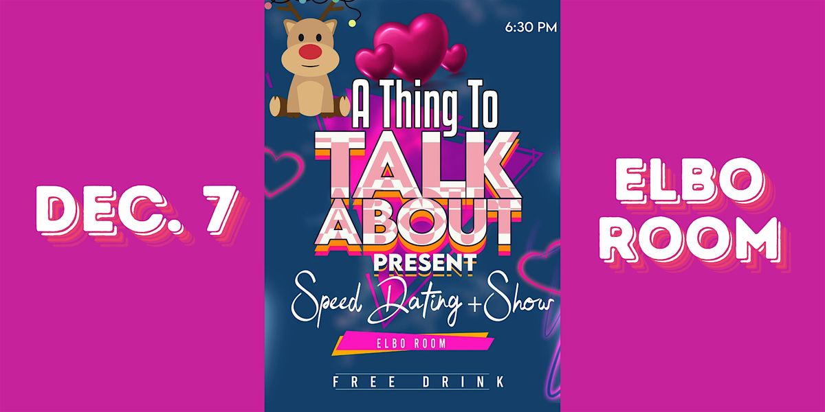 Speed Dating & Live Dating Show Experience