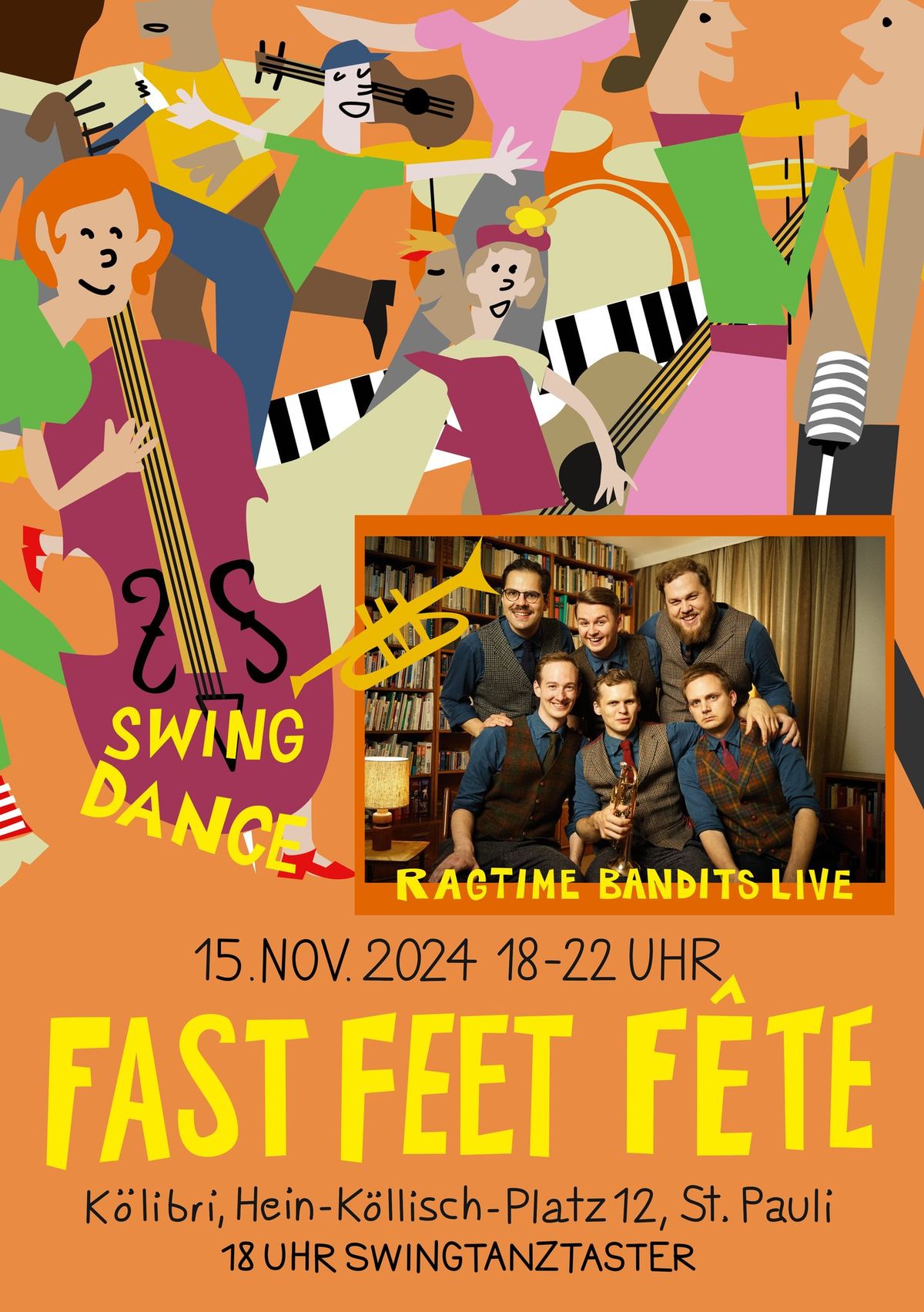 Fast Feet F\u00eate 2. Edition mit den Ragtime Bandits live