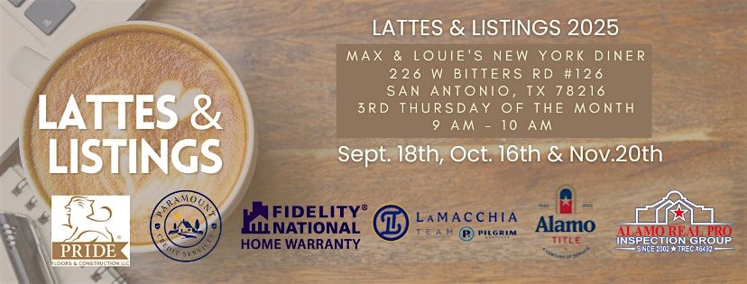 Lattes & Listings 2025