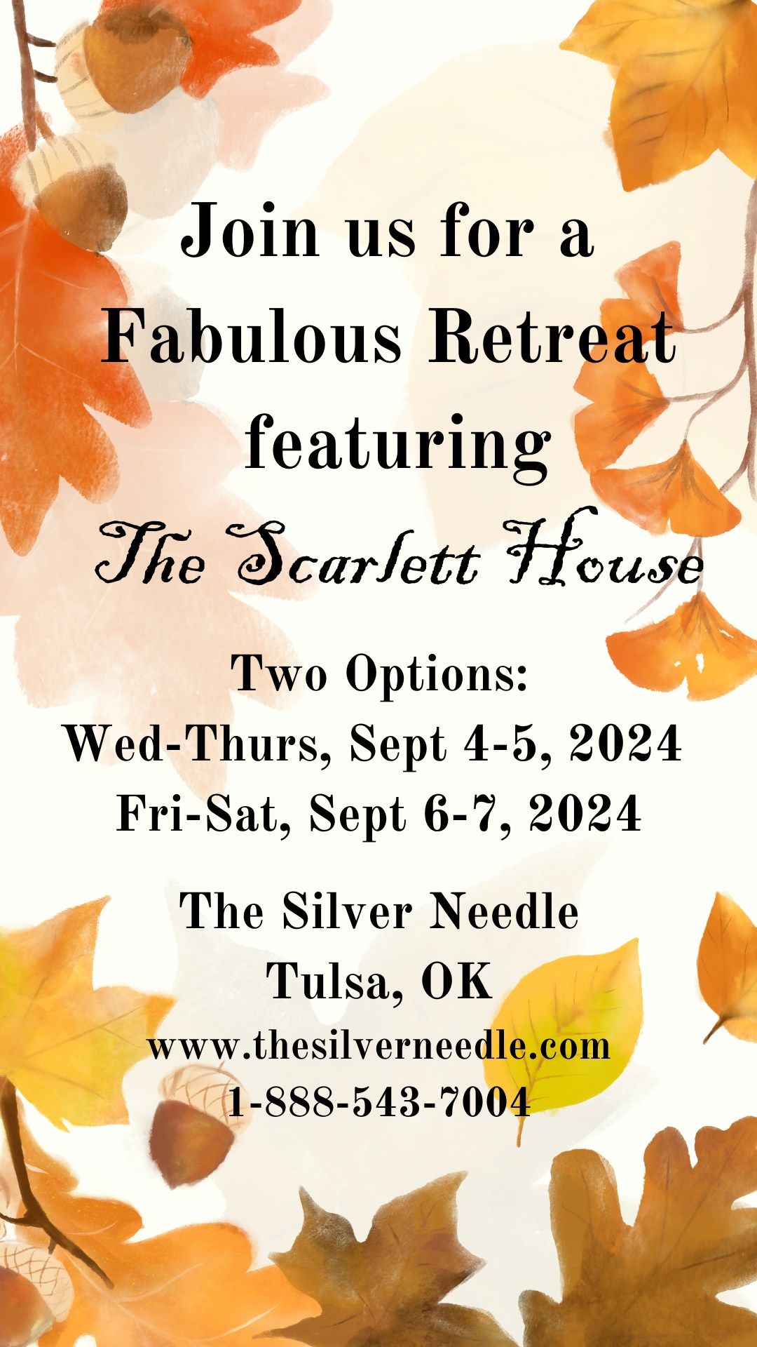 Stitching Retreat with The Scarlett House