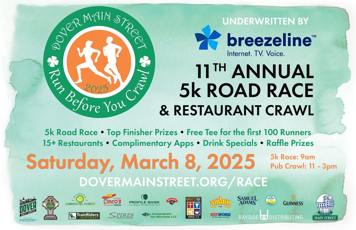 Run Before You Crawl 5k & Restaurant Crawl (2025)