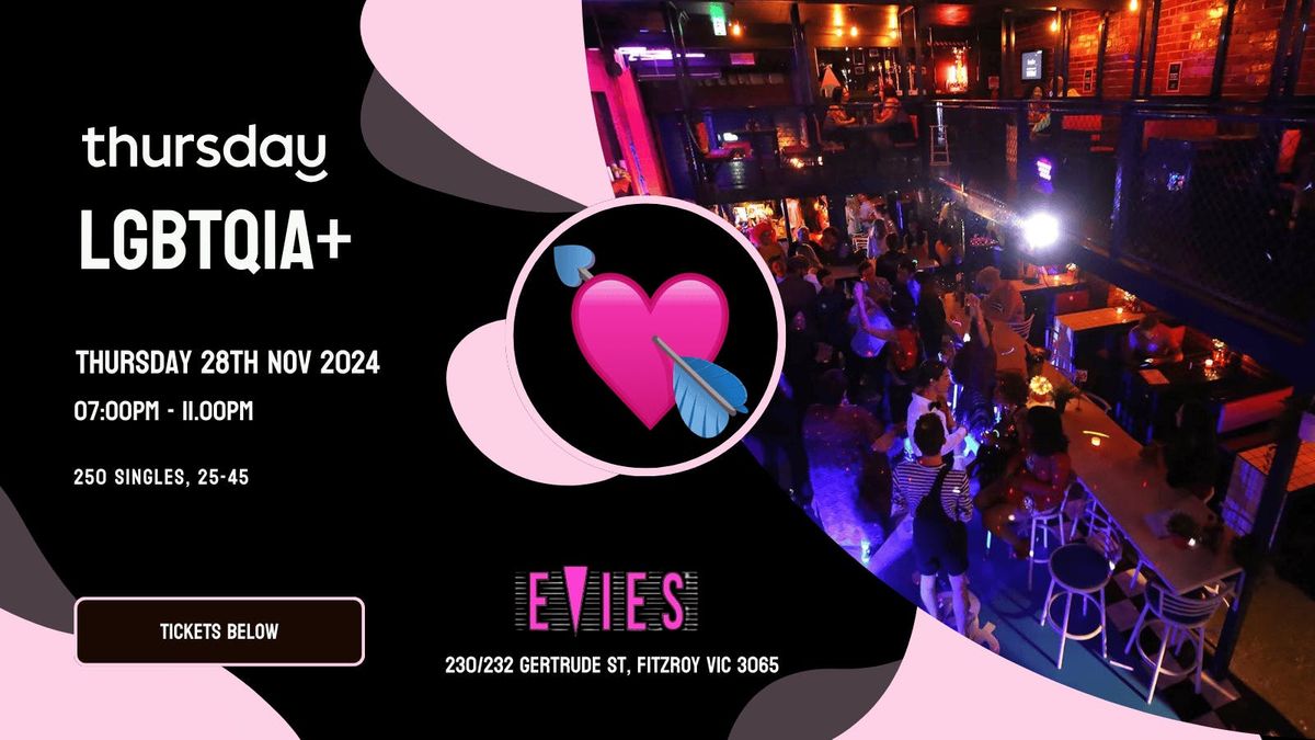 Thursday | Evies LGBTQIA+ | Melbourne