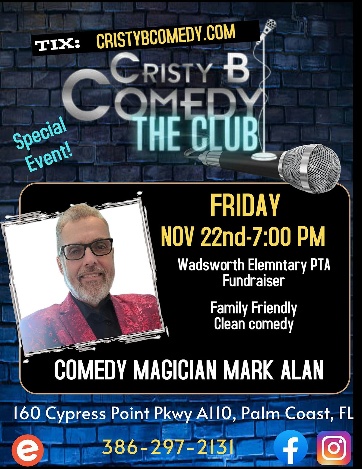 Friday night Comedy with MARK ALAN