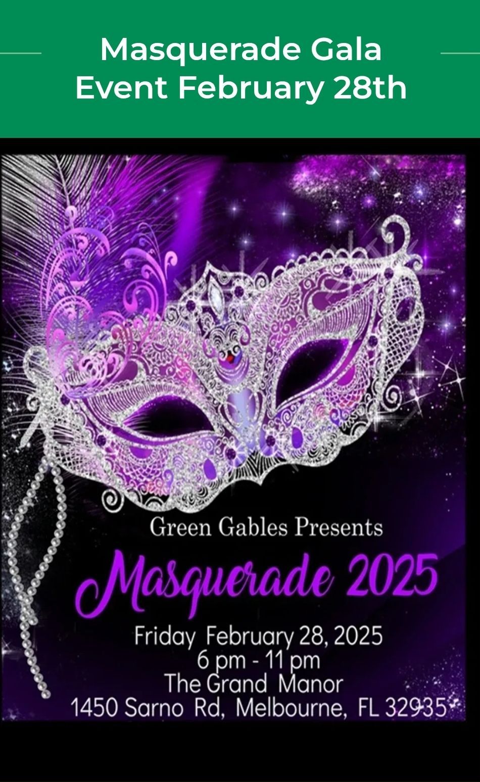 Masquerade Ball for Green Gables