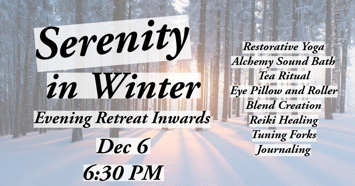 Serenity in Winter: Evening Retreat Inwards