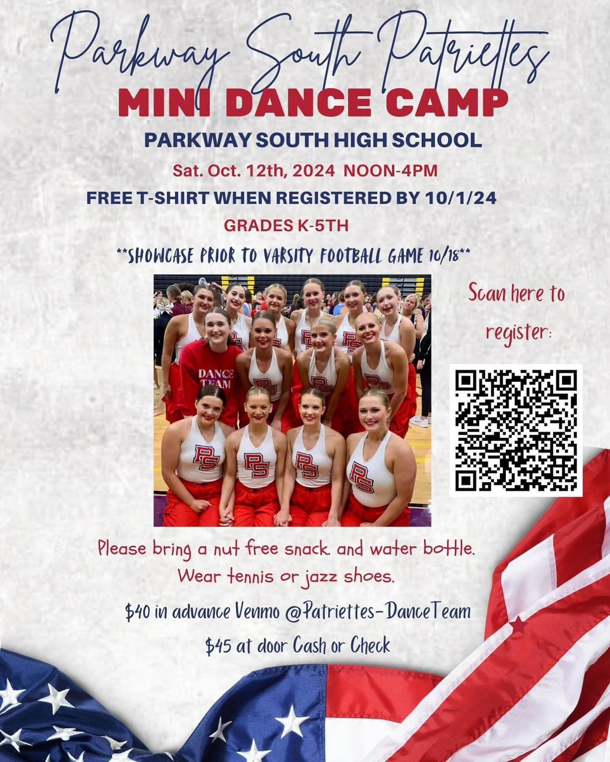 Patriettes Mini Camp