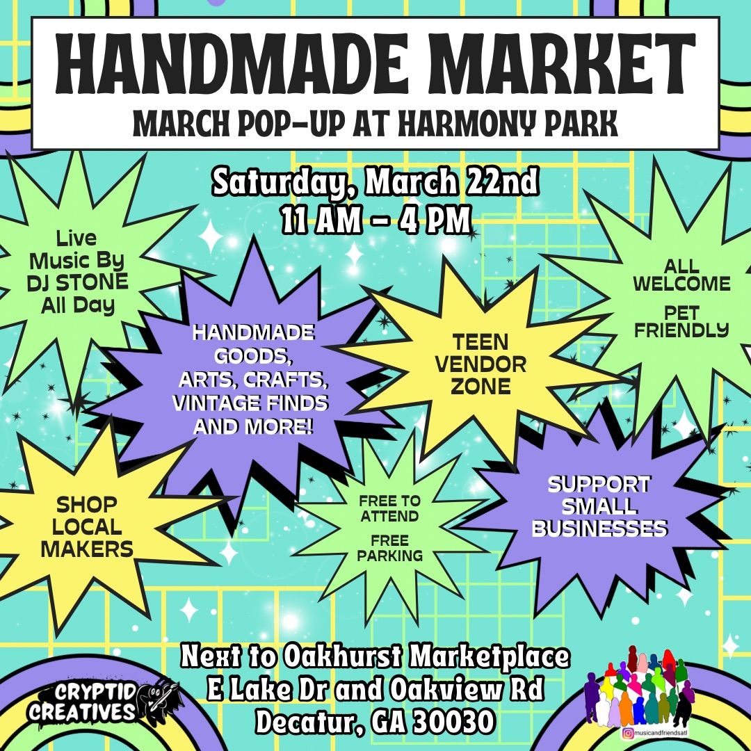 Handmade Market at Harmony Park: Shop Local and Treat Yourself!