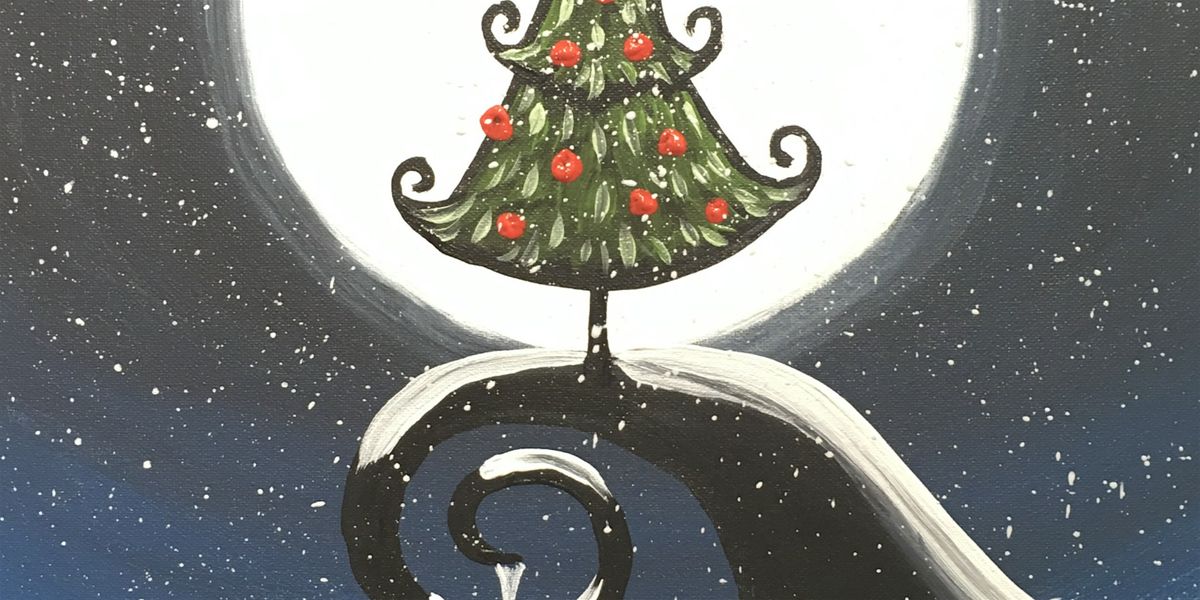 Nightmare Christmas Tree - Paint and Sip by Classpop!\u2122