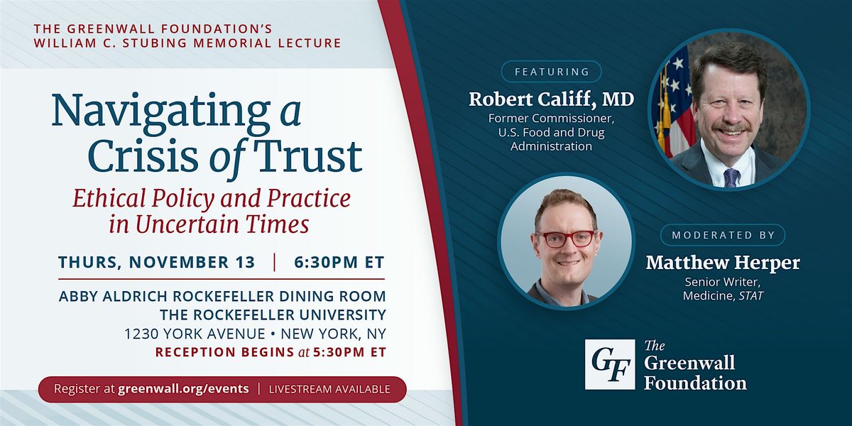 Navigating a Crisis of Trust: The 2025 William C. Stubing Memorial Lecture