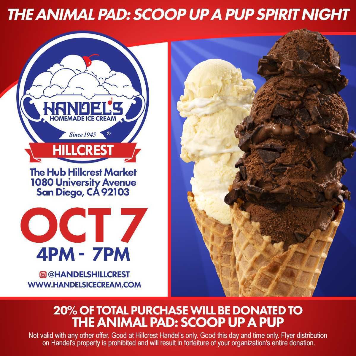 Scoop Up A Pup Spirit Night