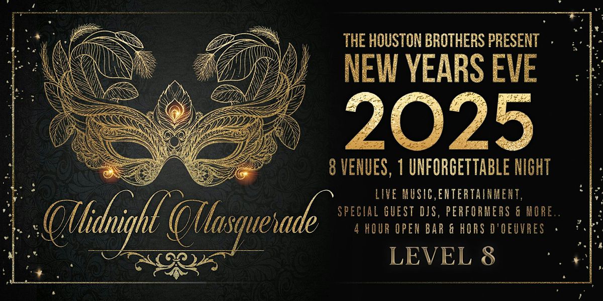 Midnight Masquerade @ Level 8: NYE 2025