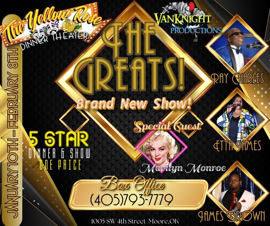 "The Greats" a Tribute to Ray Charles, Etta James & James Brown