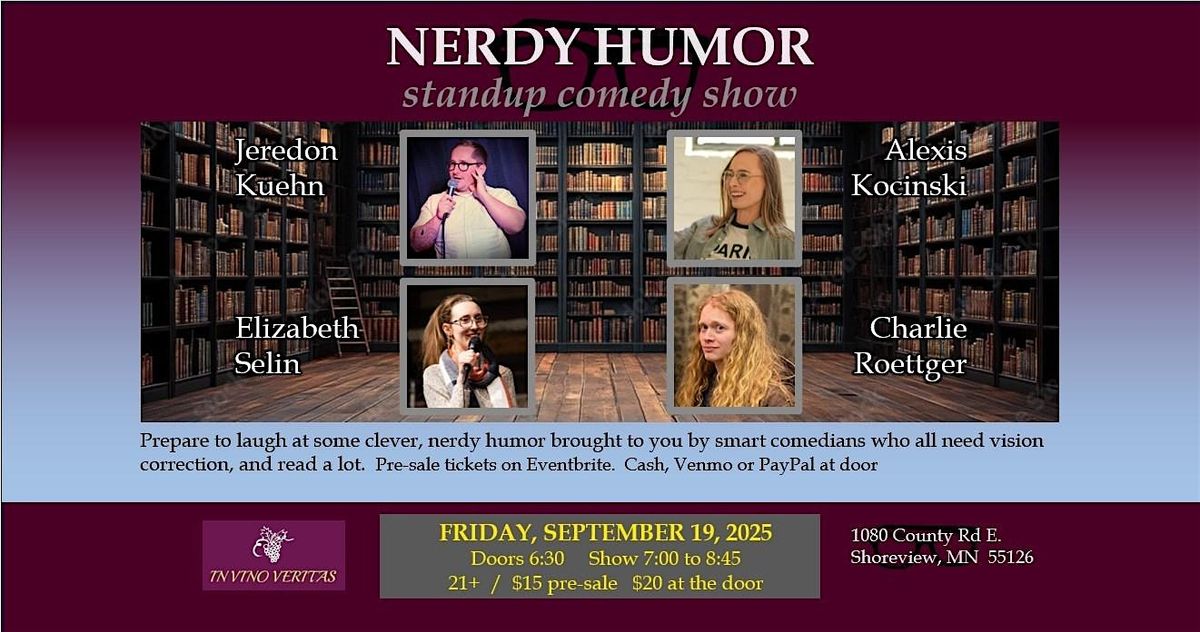 Comedy Night Presented by In Vino Veritas
