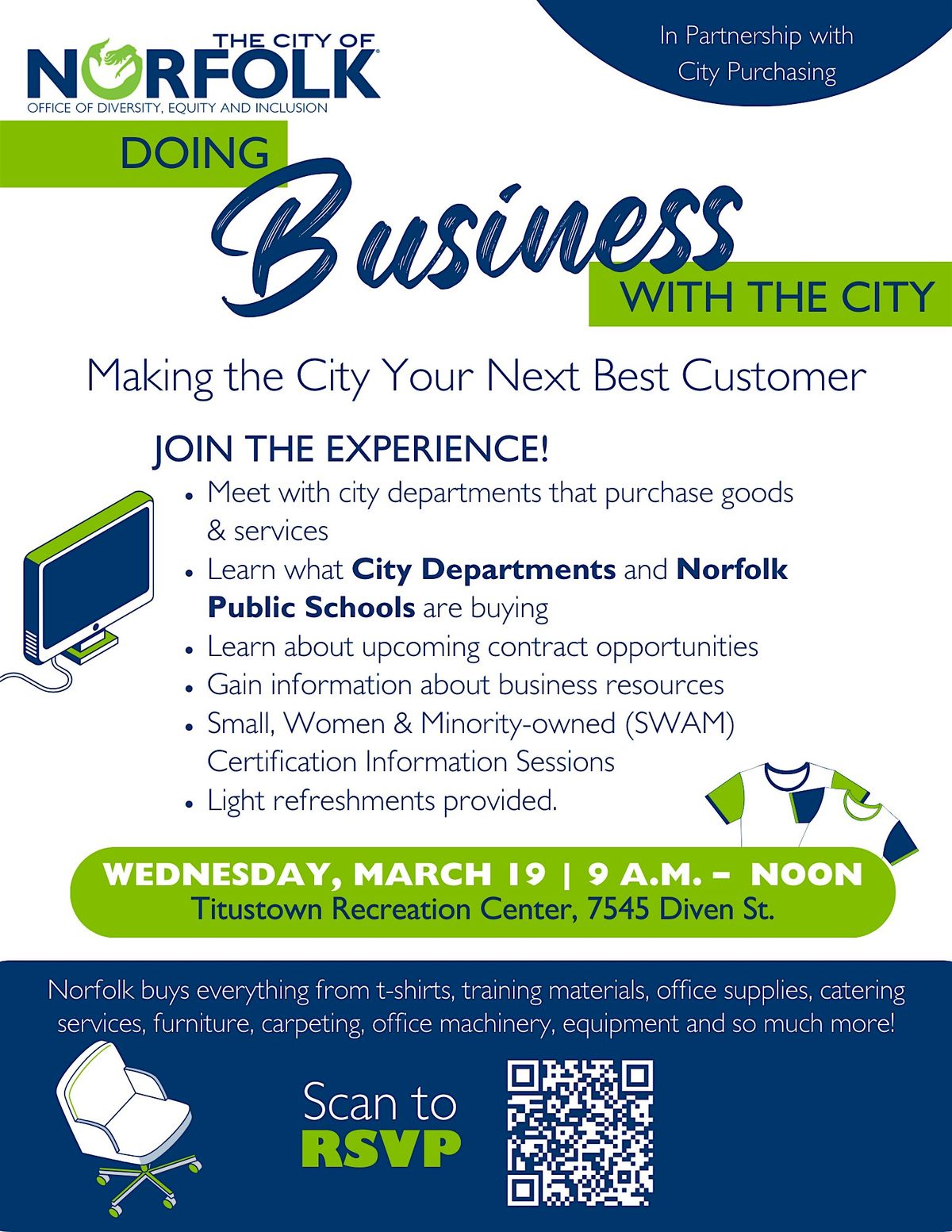 City of Norfolk Presents: Reverse Vendor Fair