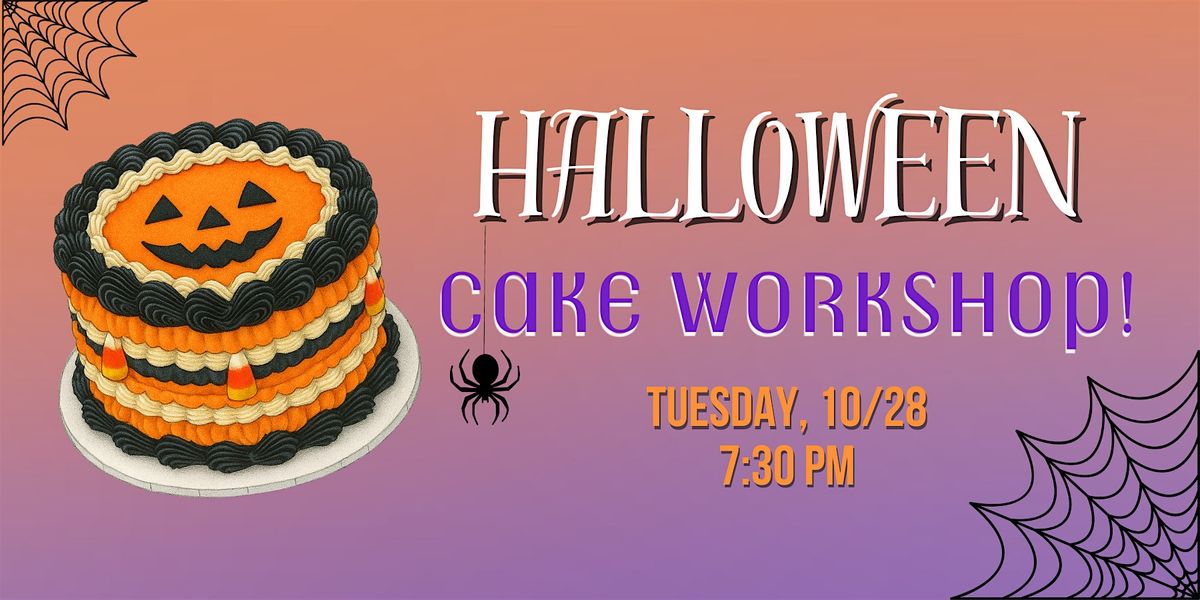 Halloween Cake Decorating Workshop