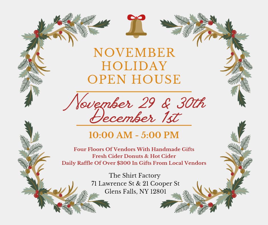 The Shirt Factory's Open House & Holiday Market