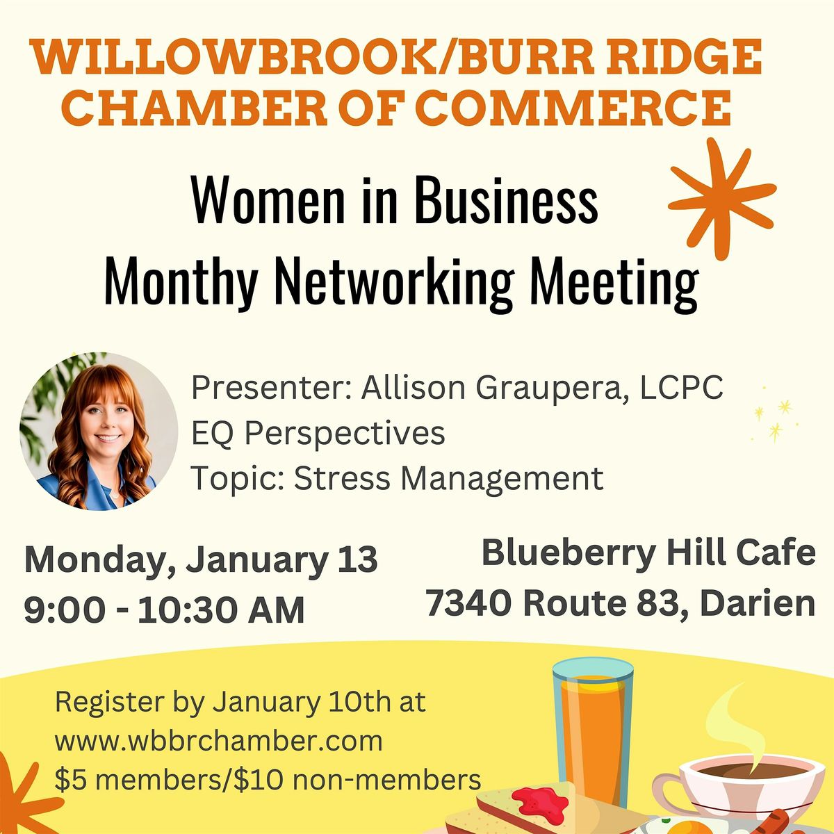 Willowbrook Burr Ridge Chamber Women in Business Breakfast