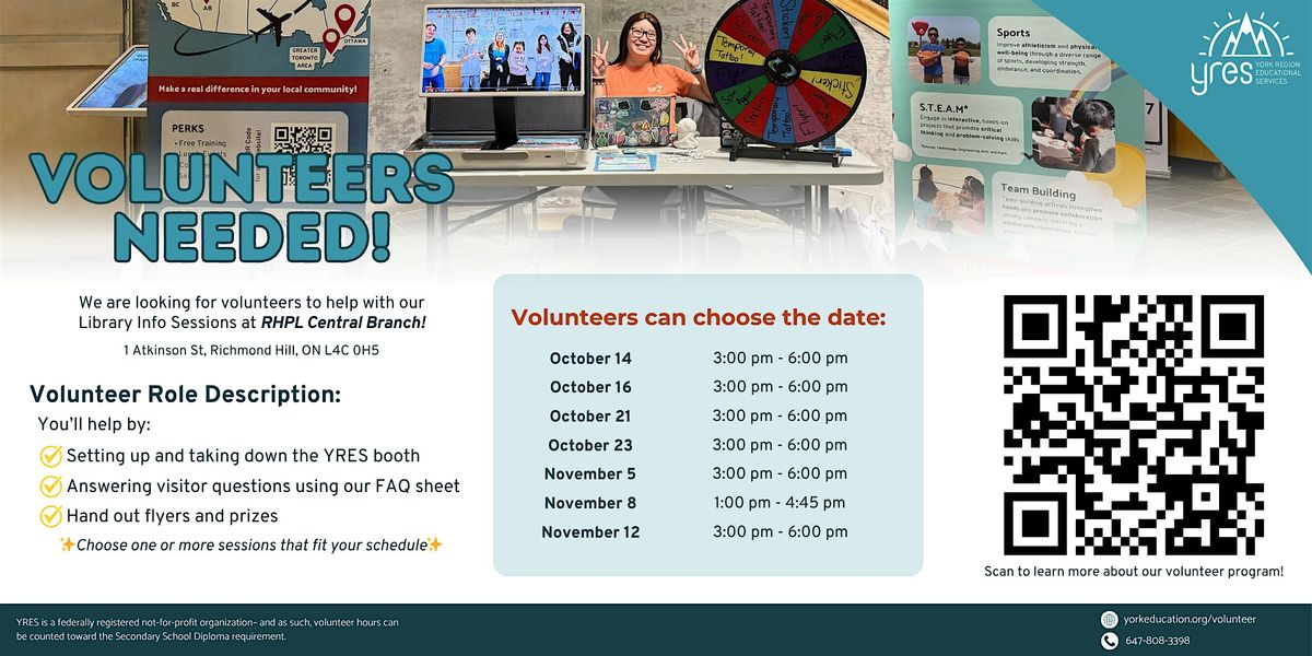 Library Info Session Volunteer