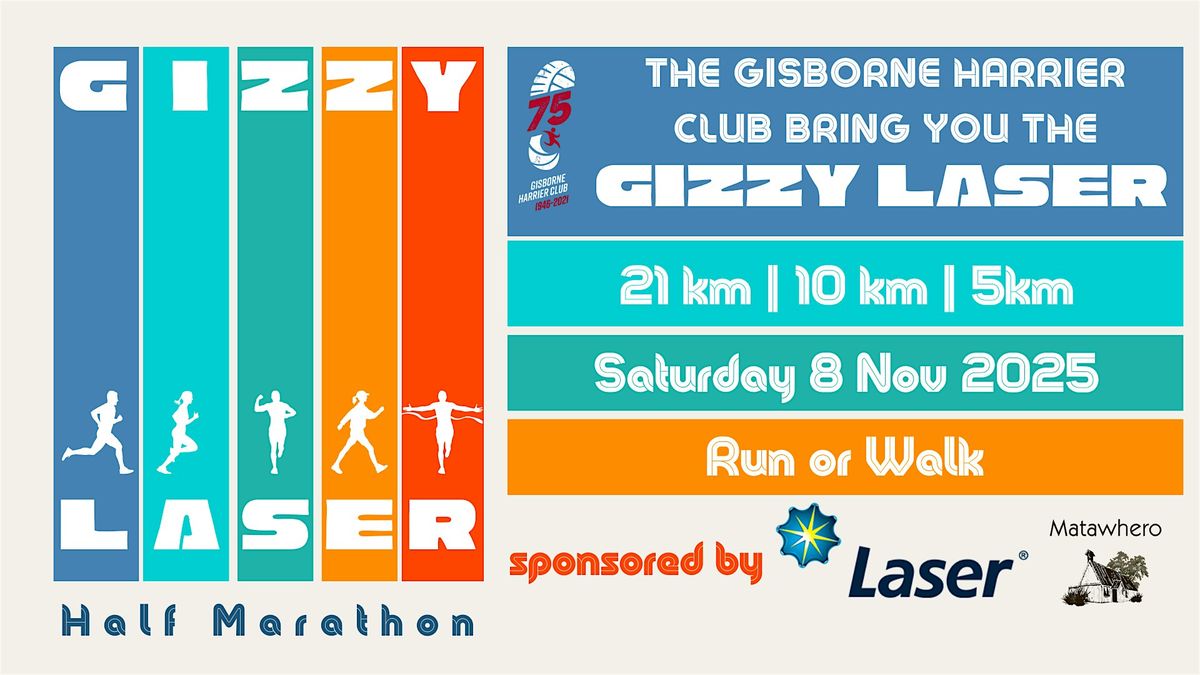 Gizzy Laser Half Marathon (plus 10k & 5k options)